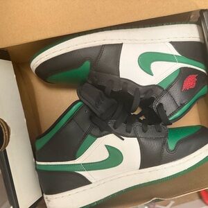 Jordan Kids Sneakers Black Green White